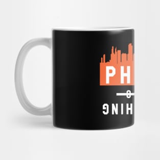 Philly over Everything - Black/Orange Mug